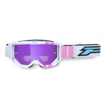 Мотоочки Progrip PG3300-310 FL Vision Go White/Pink Pink Lens