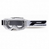 Мотоочки Progrip PG3300-323 TR Vision White Clear Lens