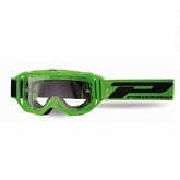Мотоочки Progrip PG3300-413 TR Vision Green Clear Lens