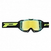Мотоочки Progrip PG3303-404 FL Vista Black/Green Yellow Lens