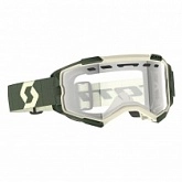 Мотоочки Scott Fury Enduro Green Clear Lens