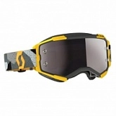 Мотоочки Scott Fury Grey/Yellow/Silver Silver Lens