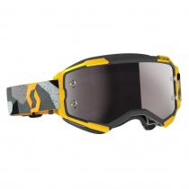 Мотоочки Scott Fury Grey/Yellow/Silver Silver Lens