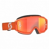 Мотоочки Scott Primal White/Orange Chrome Lens
