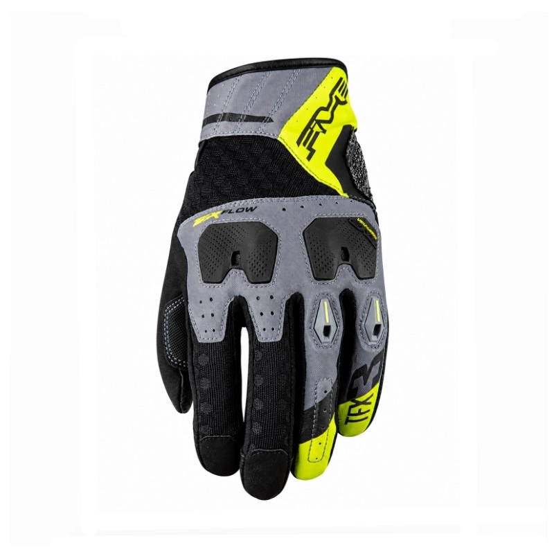 Моторукавиці Five TFX3 Airflow Black/Yellow