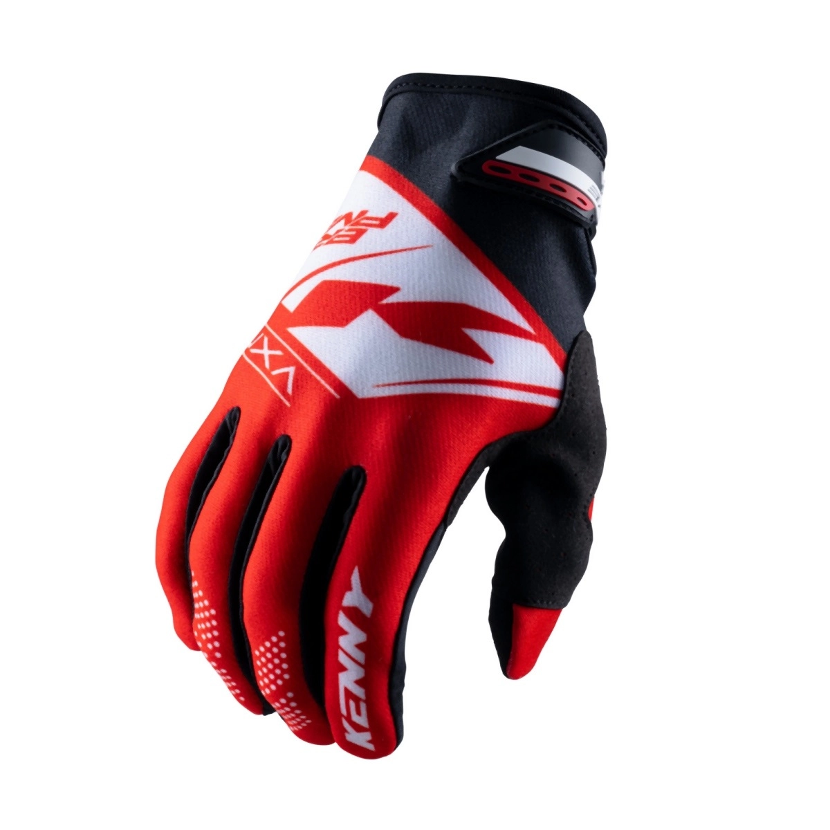 Мотоперчатки Kenny Racing Brave Junior Black/White/Red