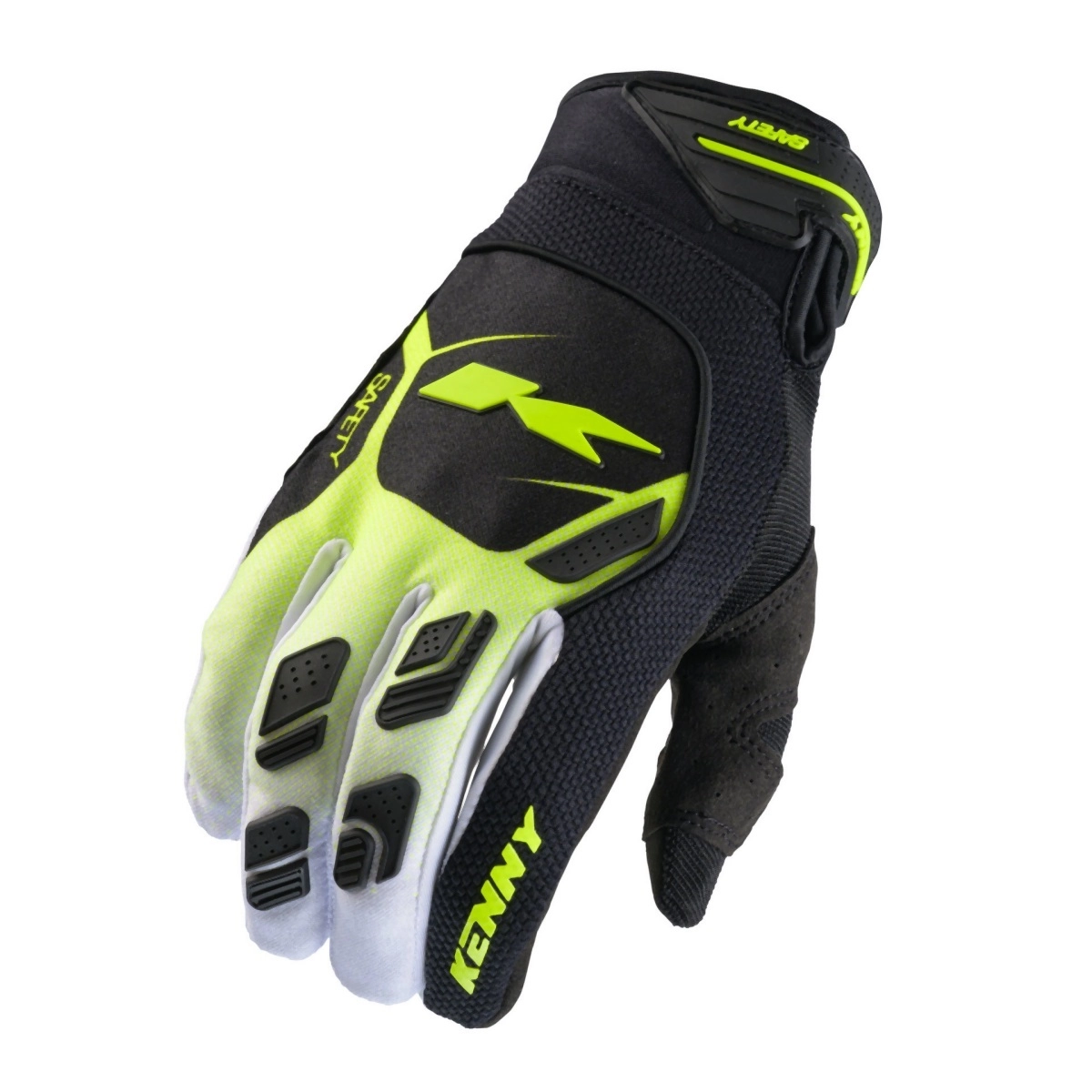 Мотоперчатки Kenny Racing Safety Black/Yellow