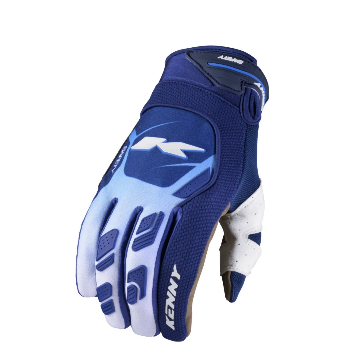 Мотоперчатки Kenny Racing Safety Blue/White