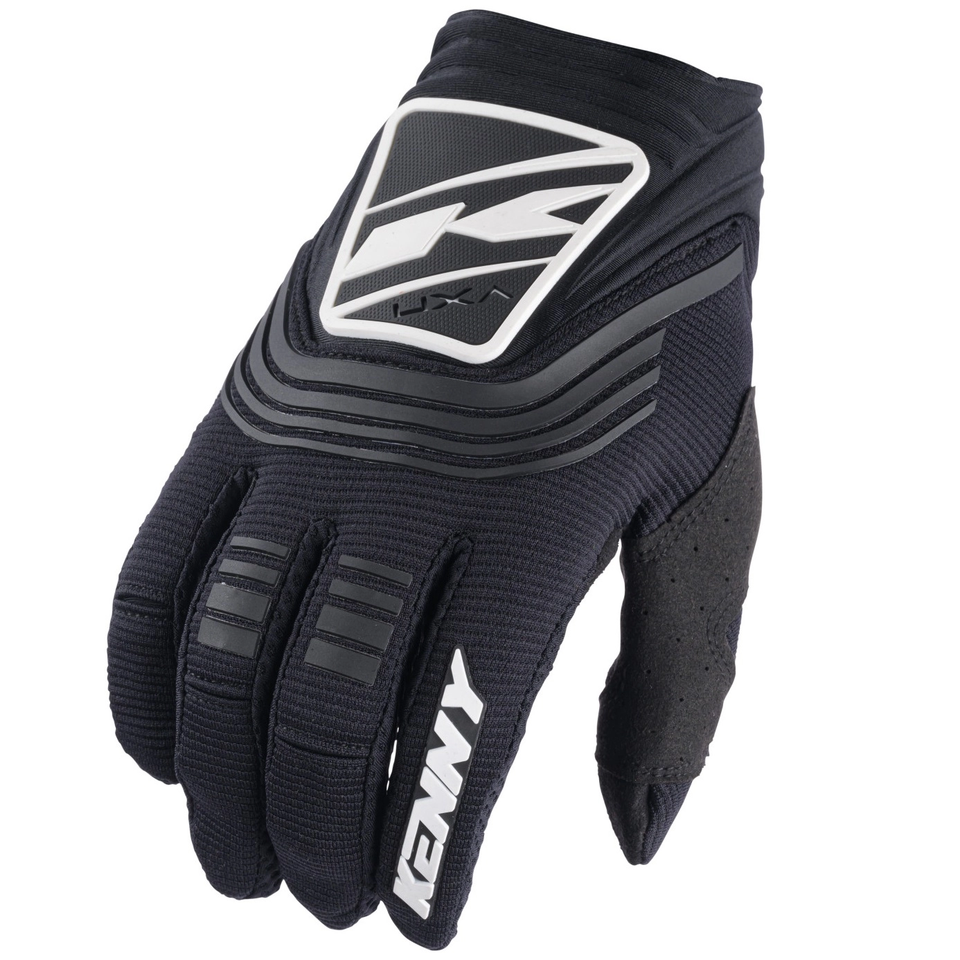 Мотоперчатки Kenny Racing Titanium Black/White