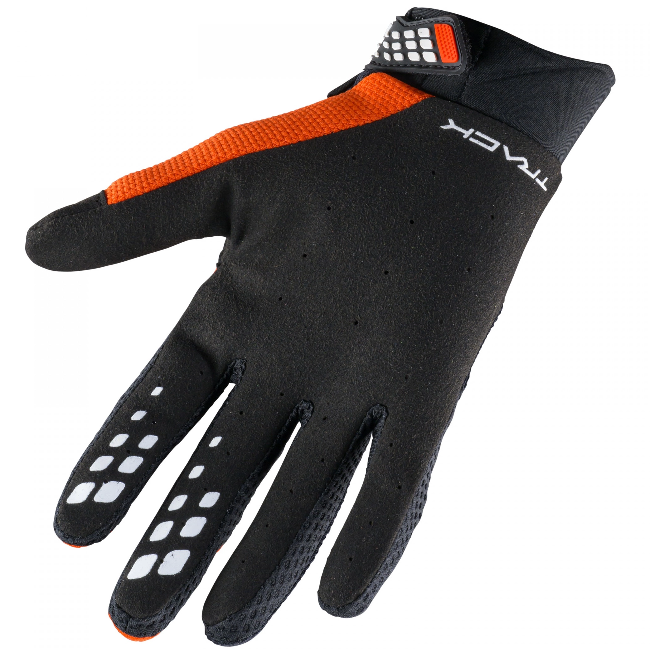 Мотоперчатки Kenny Racing Track Black/White/Orange