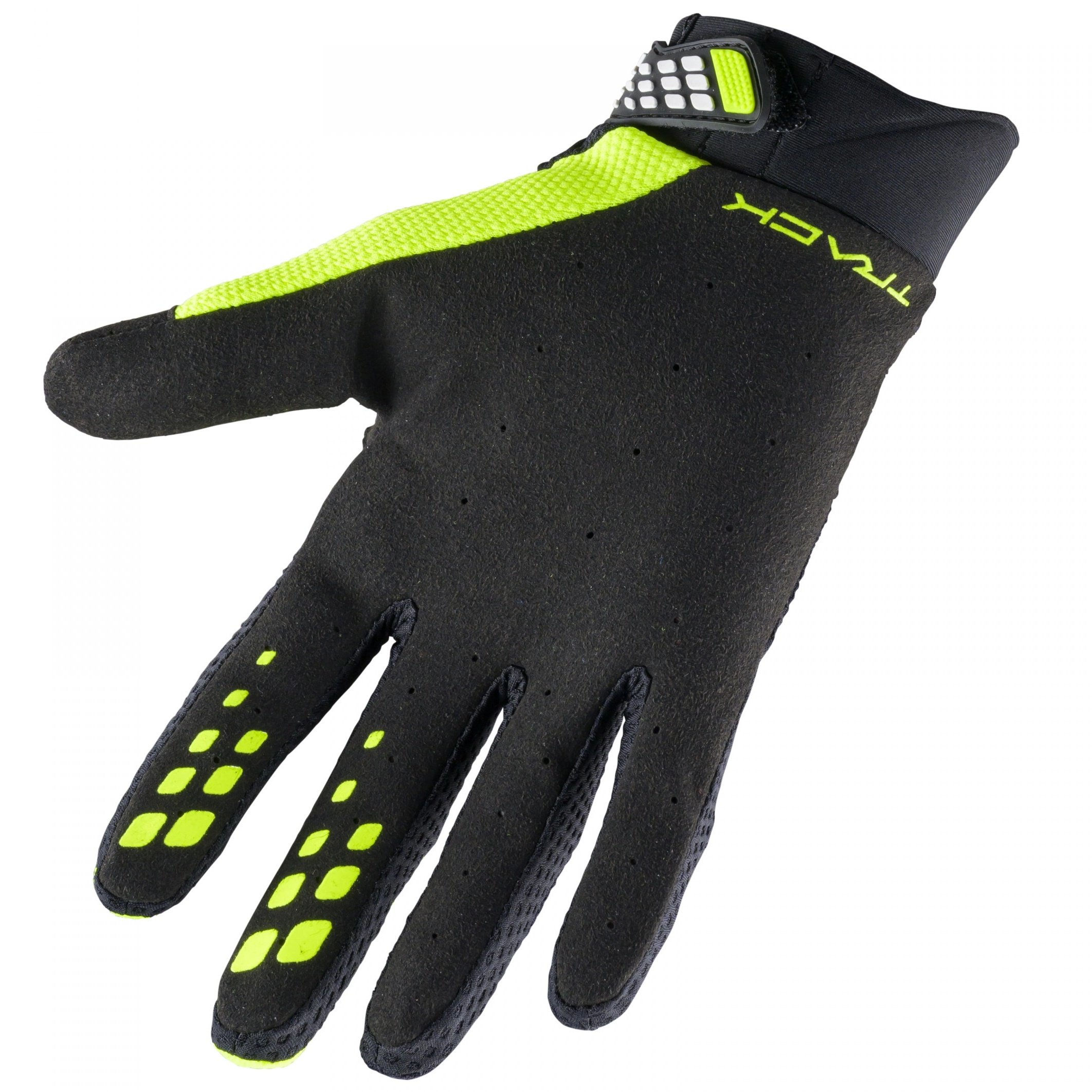 Мотоперчатки Kenny Racing Track Junior Black/White/Yellow