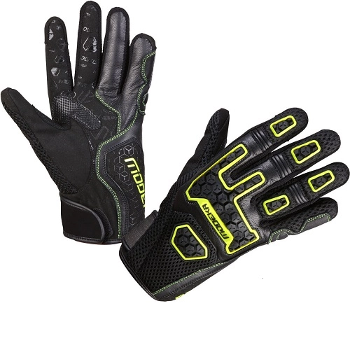 Мотоперчатки Modeka Dracon Black/Yellow