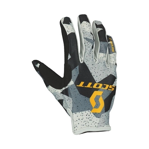 Мотоперчатки Scott 350 Fury Evo Junior Camo/Grey/Yellow