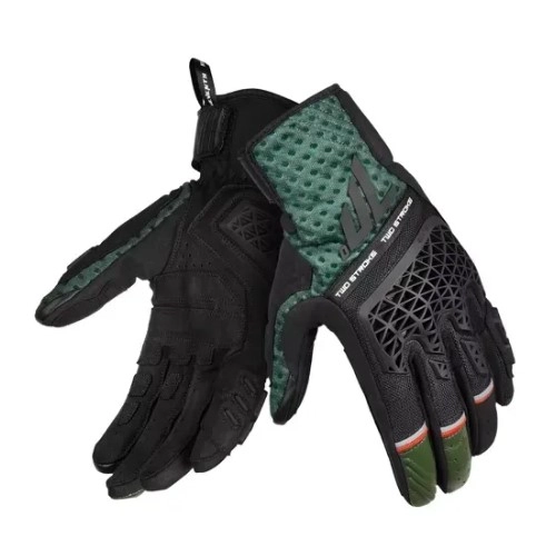 Моторукавички Seventy N60 Two Stroke Black/Green/Red