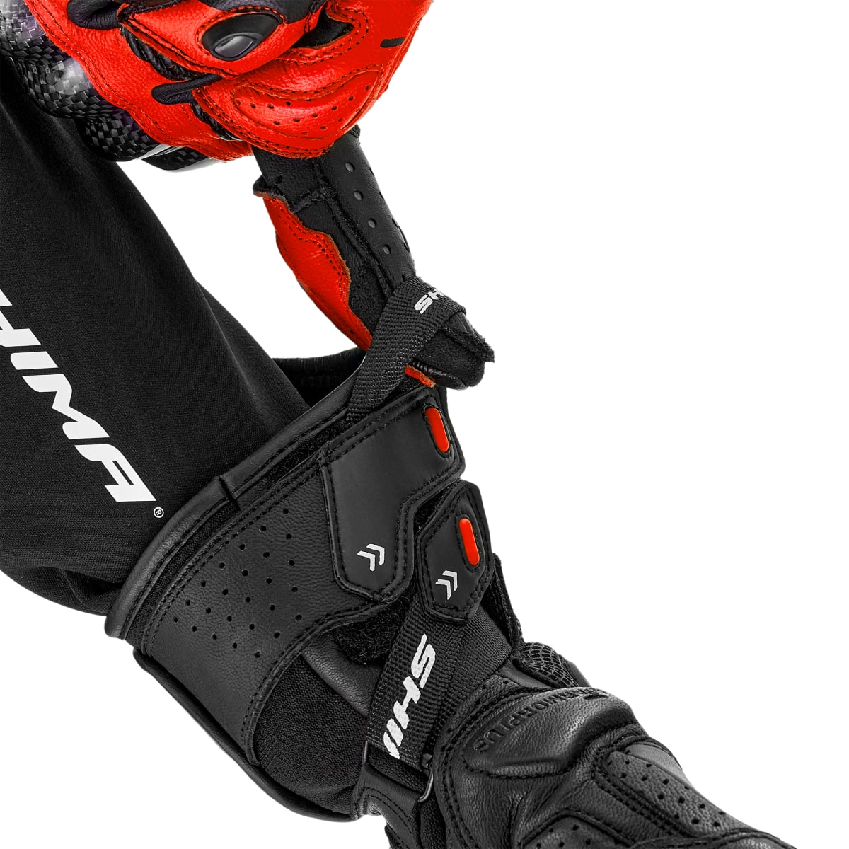 Мотоперчатки Shima RS-3 Black/Red