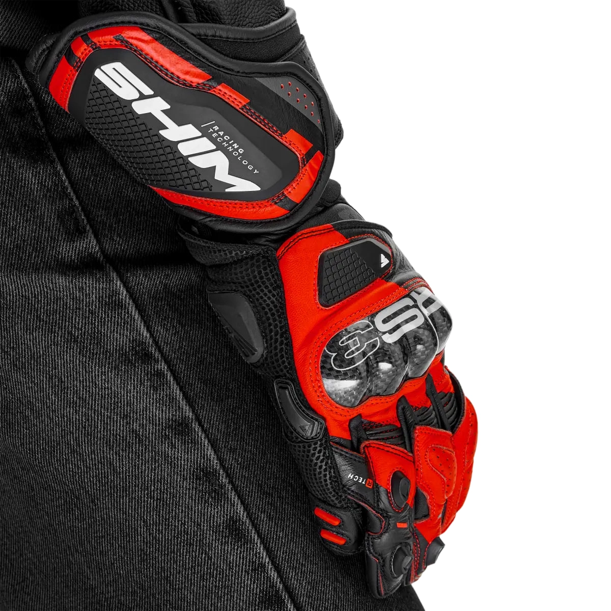 Мотоперчатки Shima RS-3 Black/Red