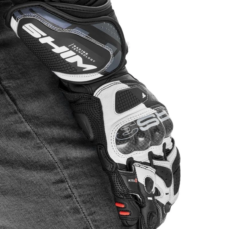 Мотоперчатки Shima RS-3 Black/White