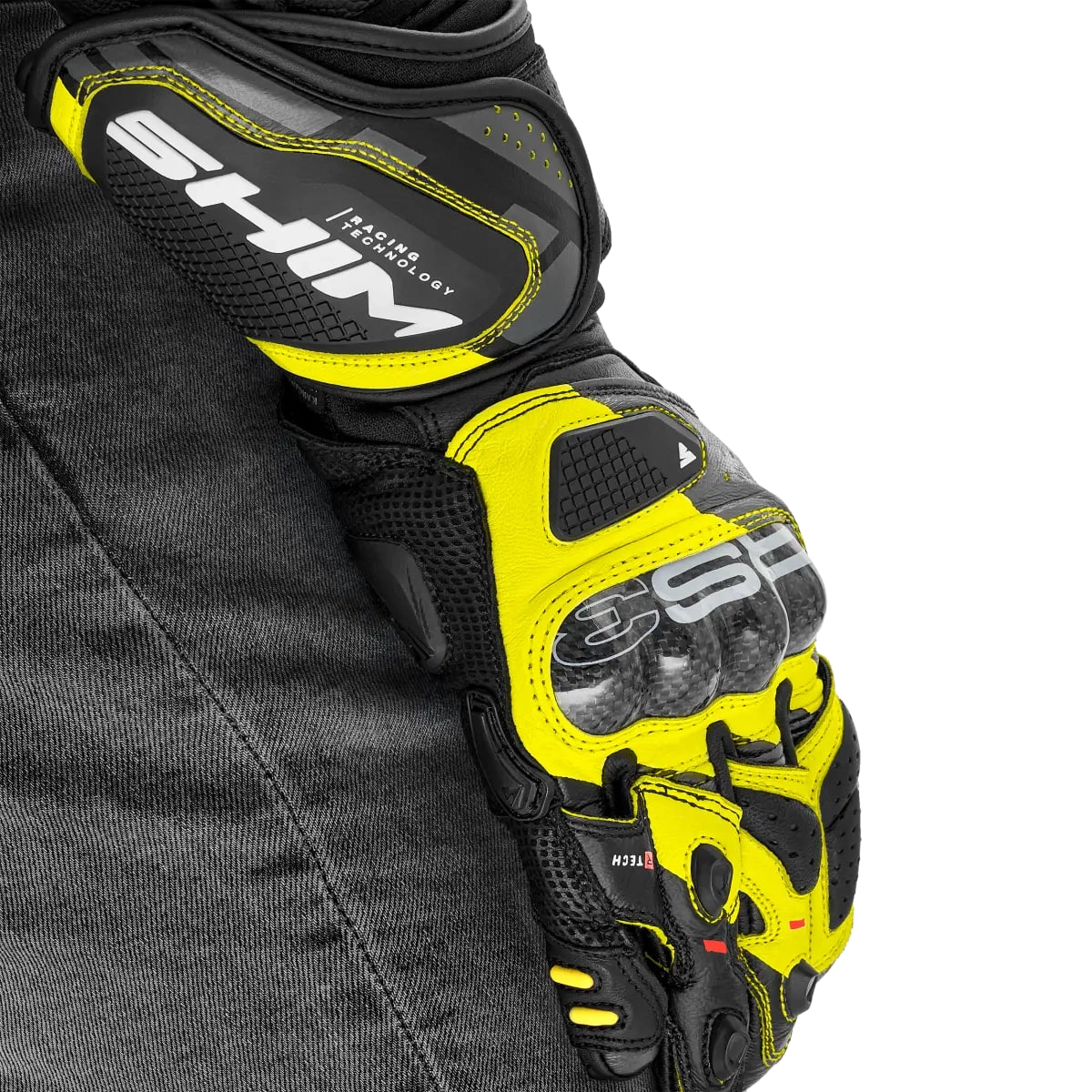 Мотоперчатки Shima RS-3 Black/Yellow
