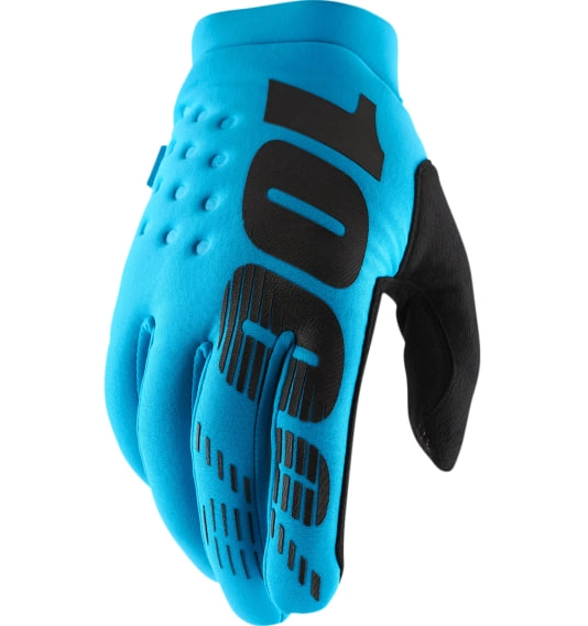 Мотоперчатки 100% Ride Brisker Cold Weather Black/Blue