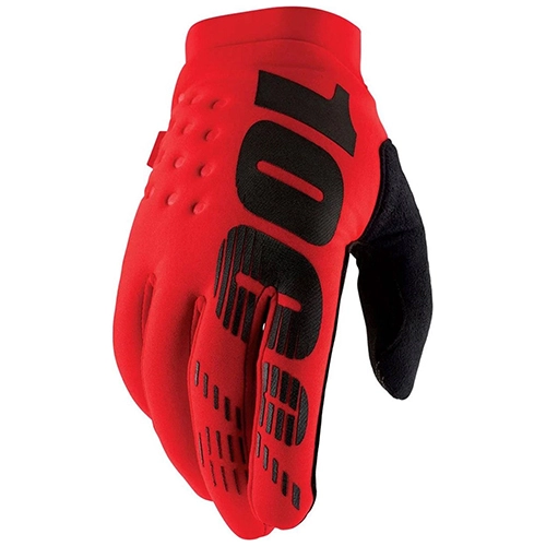 Мотоперчатки 100% Ride Brisker Cold Weather Red