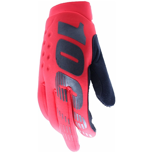 Мотоперчатки 100% Ride Brisker Cold Weather Red