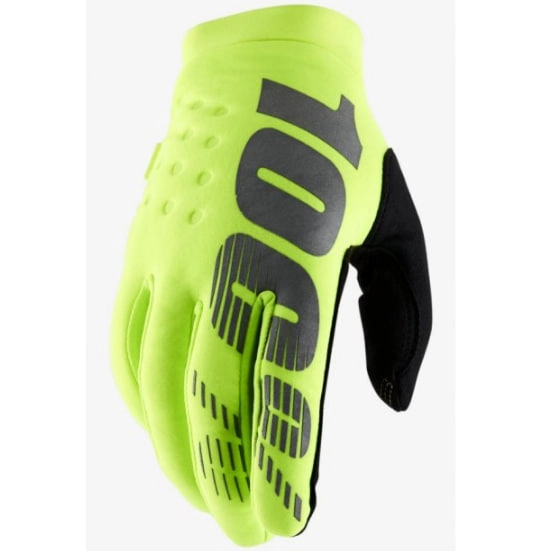 Мотоперчатки 100% Ride Brisker Junior Yellow
