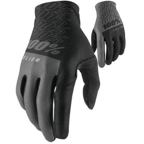 Мотоперчатки 100% Ride Celium Black/Grey