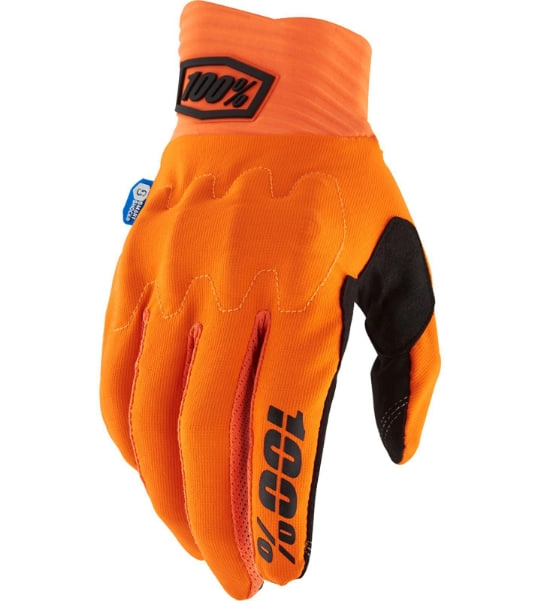 Мотоперчатки 100% Ride Cognito Smart Shock Orange