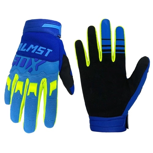 Мотоперчатки FOX Almst MTB Junior Blue/Yellow
