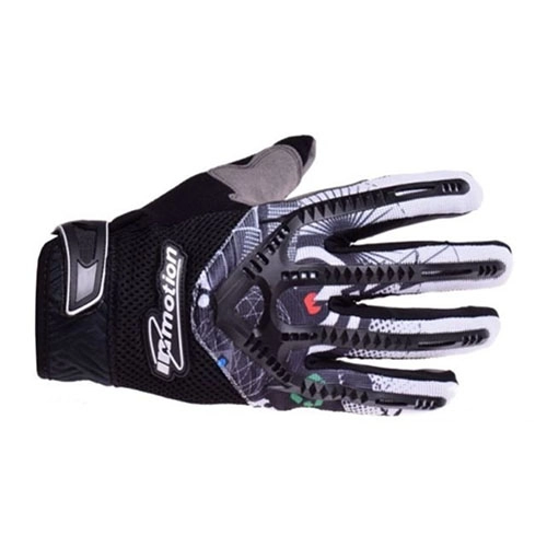 Мотоперчатки Inmotion PIT-013 Black/White