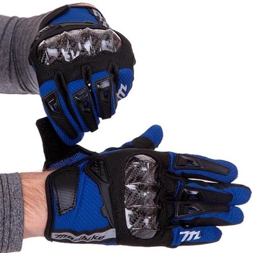 Мотоперчатки Madbike MAD-66 Black/Blue