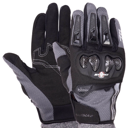 Мотоперчатки Madbike MAD-66 Black/Grey