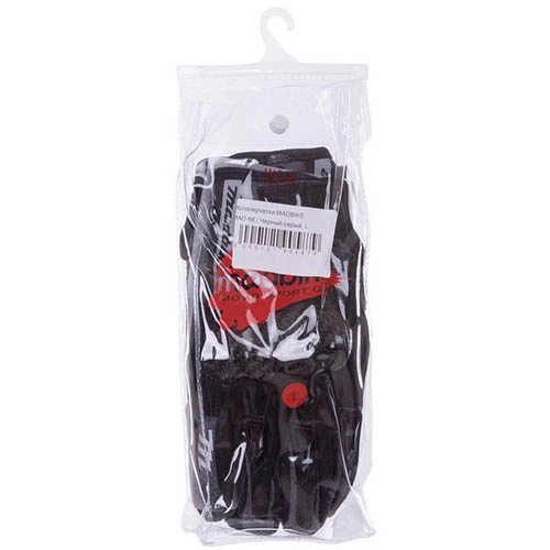Мотоперчатки Madbike MAD-66 Black/Grey