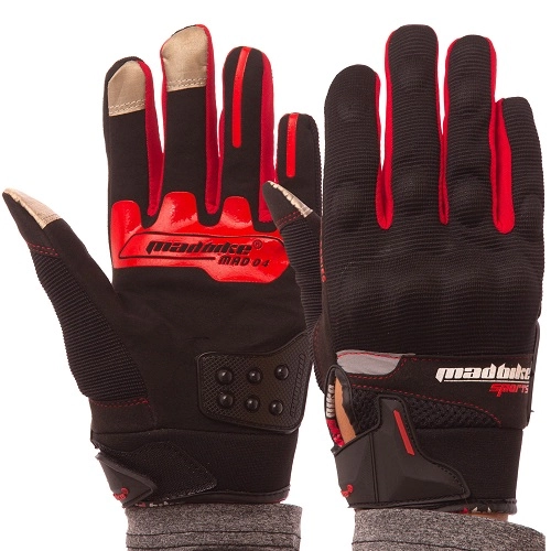 Мотоперчатки Madbike BC-4643 Red