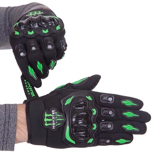 Мотоперчатки Motorace TС-15 Black/Green