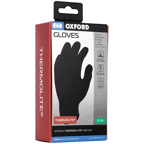 Мотоперчатки Oxford Knit Thermolite Black