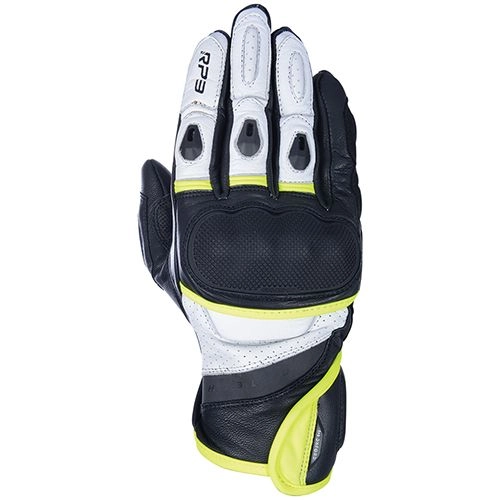 Мотоперчатки Oxford RP-3 2.0 Black/White/Yellow