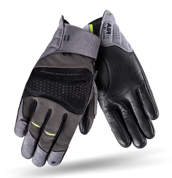 Мотоперчатки Shima Air 2.0 Black/Grey