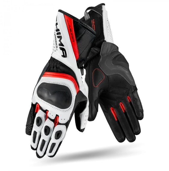 Мотоперчатки Shima Miura Black/White/Red