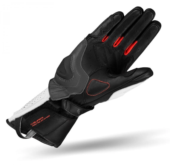 Мотоперчатки Shima Miura Black/White/Red
