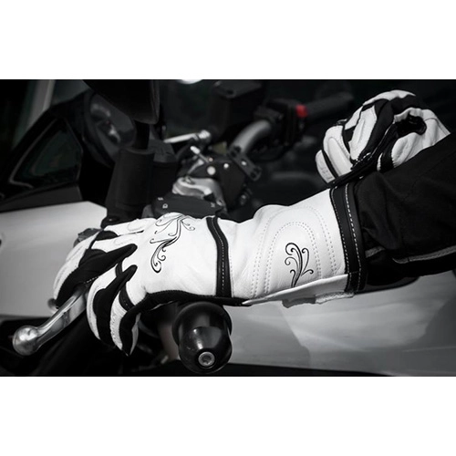 Мотоперчатки Shima Modena White/Black