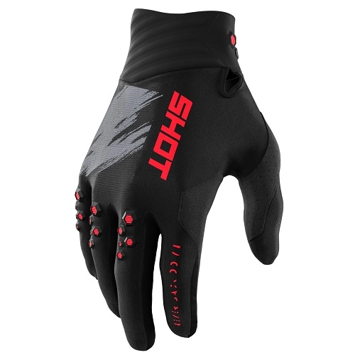 Мотоперчатки Shot Racing Contact Draw Red