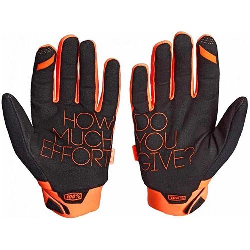 Мотоперчатки 100% Ride Brisker Cold Weather Fluo Orange/Black