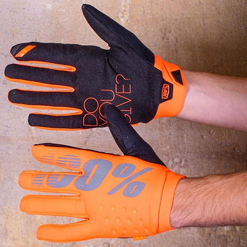 Мотоперчатки 100% Ride Brisker Cold Weather Fluo Orange/Black