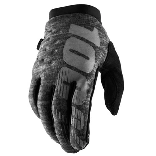 Мотоперчатки 100% Ride Brisker Cold Weather Grey/Black