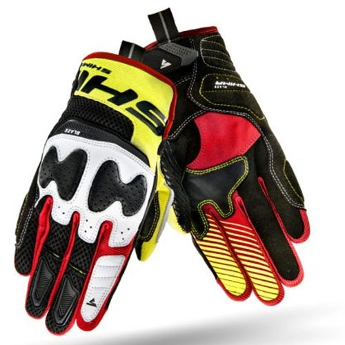 Мотоперчатки Shima Blaze White/Black/Yellow/Red
