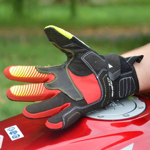 Мотоперчатки Shima Blaze White/Black/Yellow/Red
