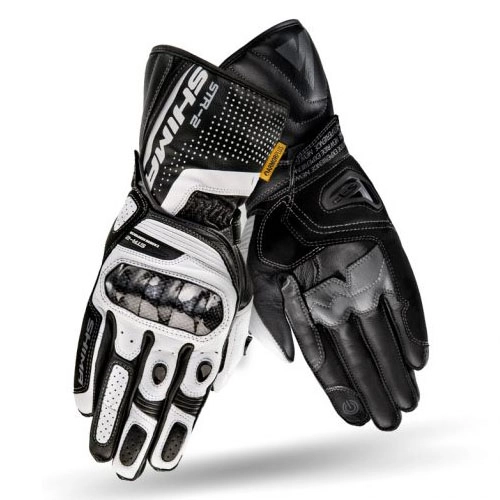 Мотоперчатки Shima STR-2 White/Black