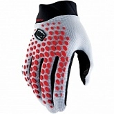 Мотоперчатки 100% Ride Geomatic Grey/Red/Black