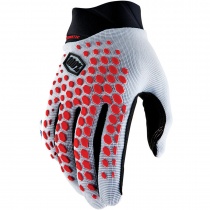 Мотоперчатки 100% Ride Geomatic Grey/Red/Black